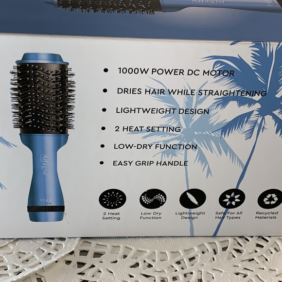 Adagio Professional Blowout Brush - Ocean Blue NIB Style your hair while… - Picture 8 of 10